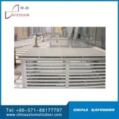 防火と煙の避難のための換気ルーバー